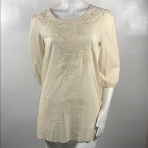 3FOR$20 Sweet Magnolia Pale Yellow Blouse  Size: Medium